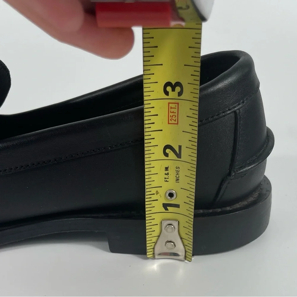 Women's Hereu Nombela Interwoven Detail Slip On Loafers Old Money Office Leather - Picture 11 of 16